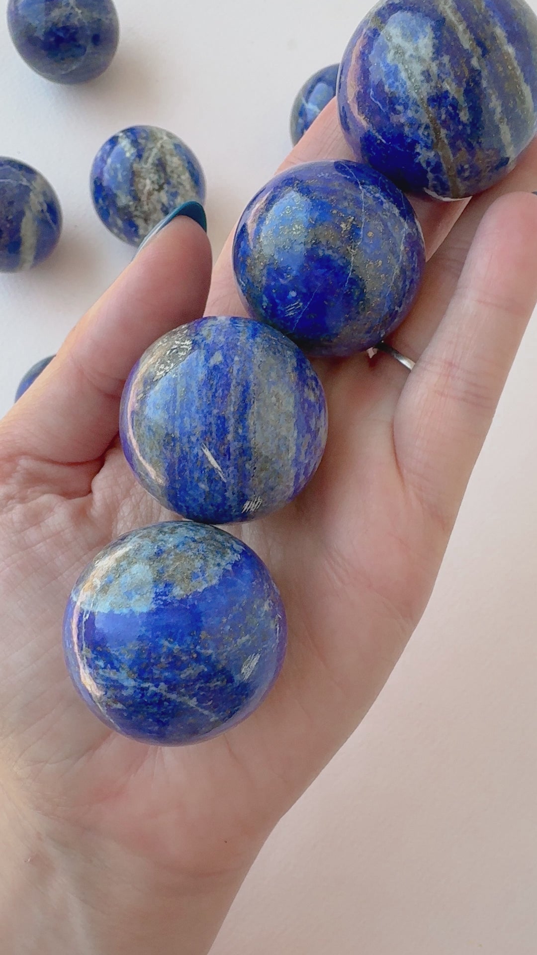 Lapis Lazuli Sphere // Wisdom + Truth