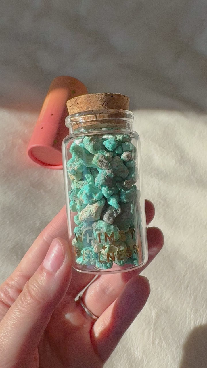 Mini Crystals in 50ml Glass Bottle