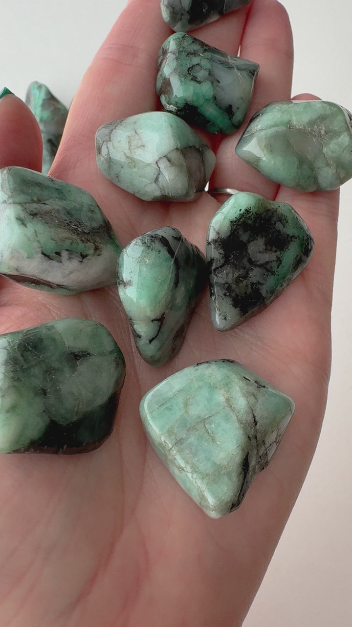 Emerald Tumble // Love + Compassion + Healing