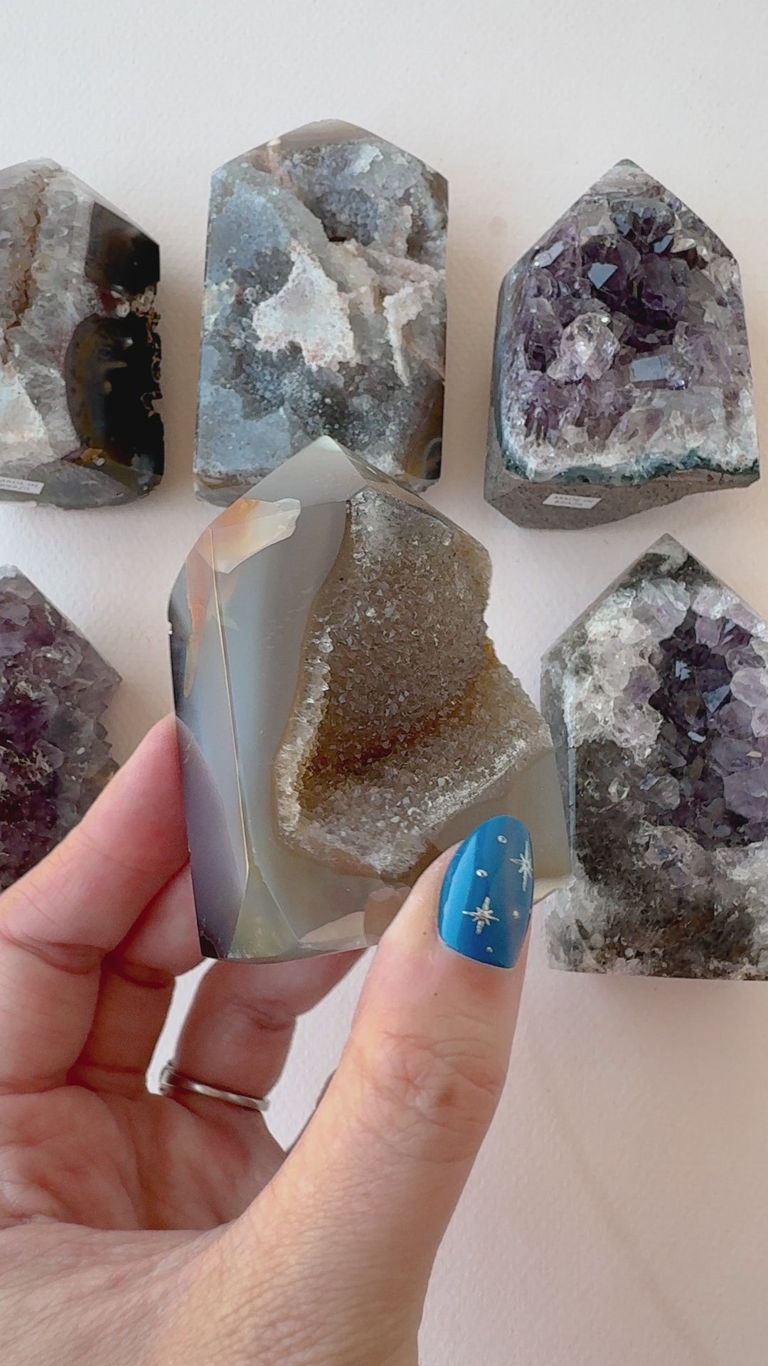 Agate Druzy Tower (Small) // Grounding + Balance