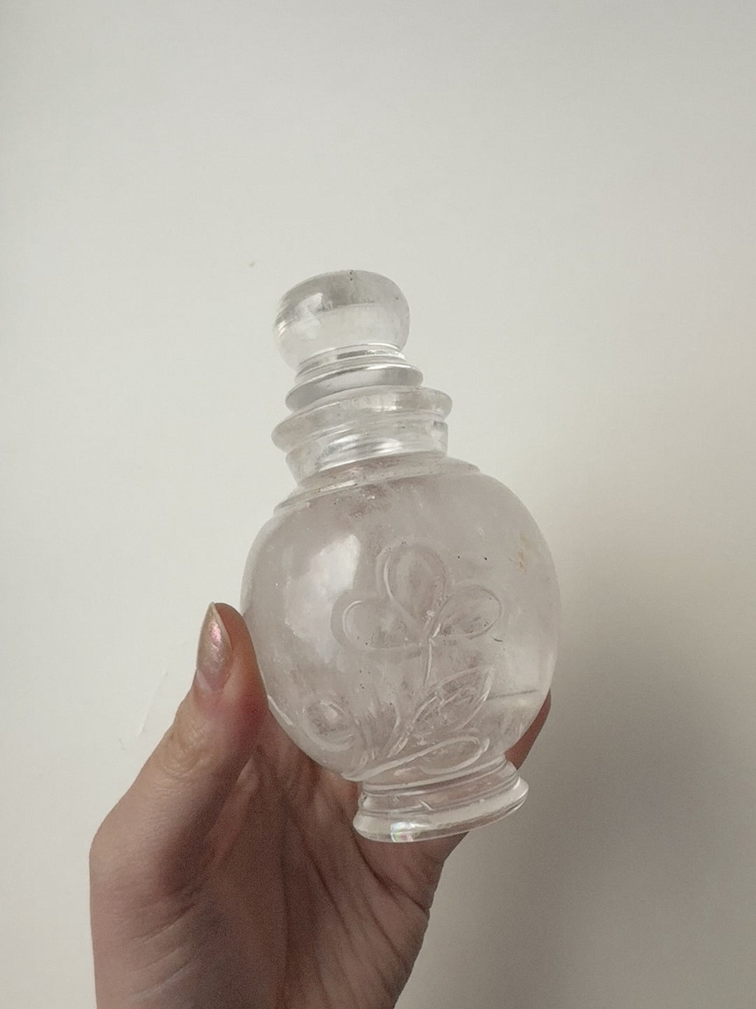 Clear Quartz Bottle // Intuition + Happiness + Balance