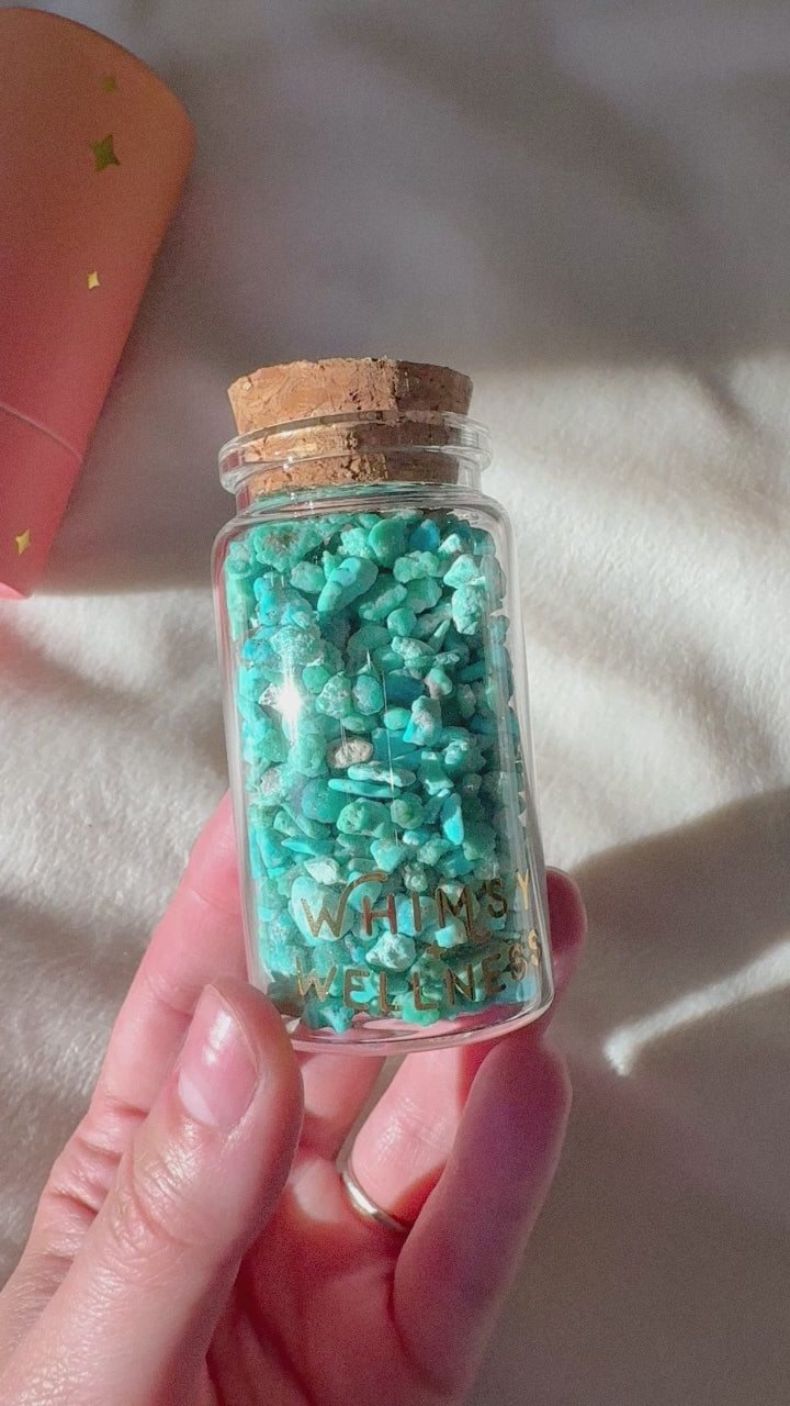 Mini Crystals in 50ml Glass Bottle