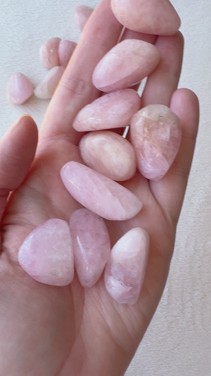 Morganite Tumble // Love + Emotional Healing