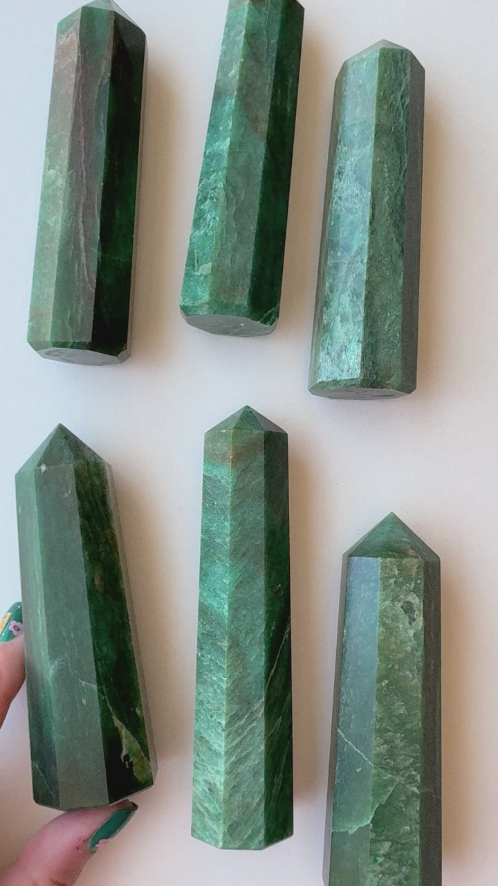 Green good Aventurine Tower