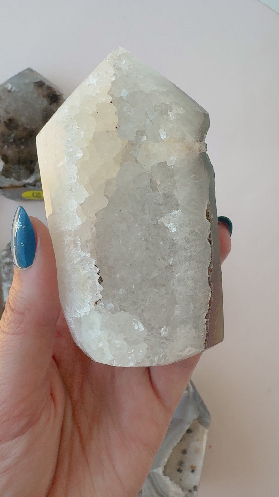 Agate Druzy Tower (Large) // Grounding + Balance