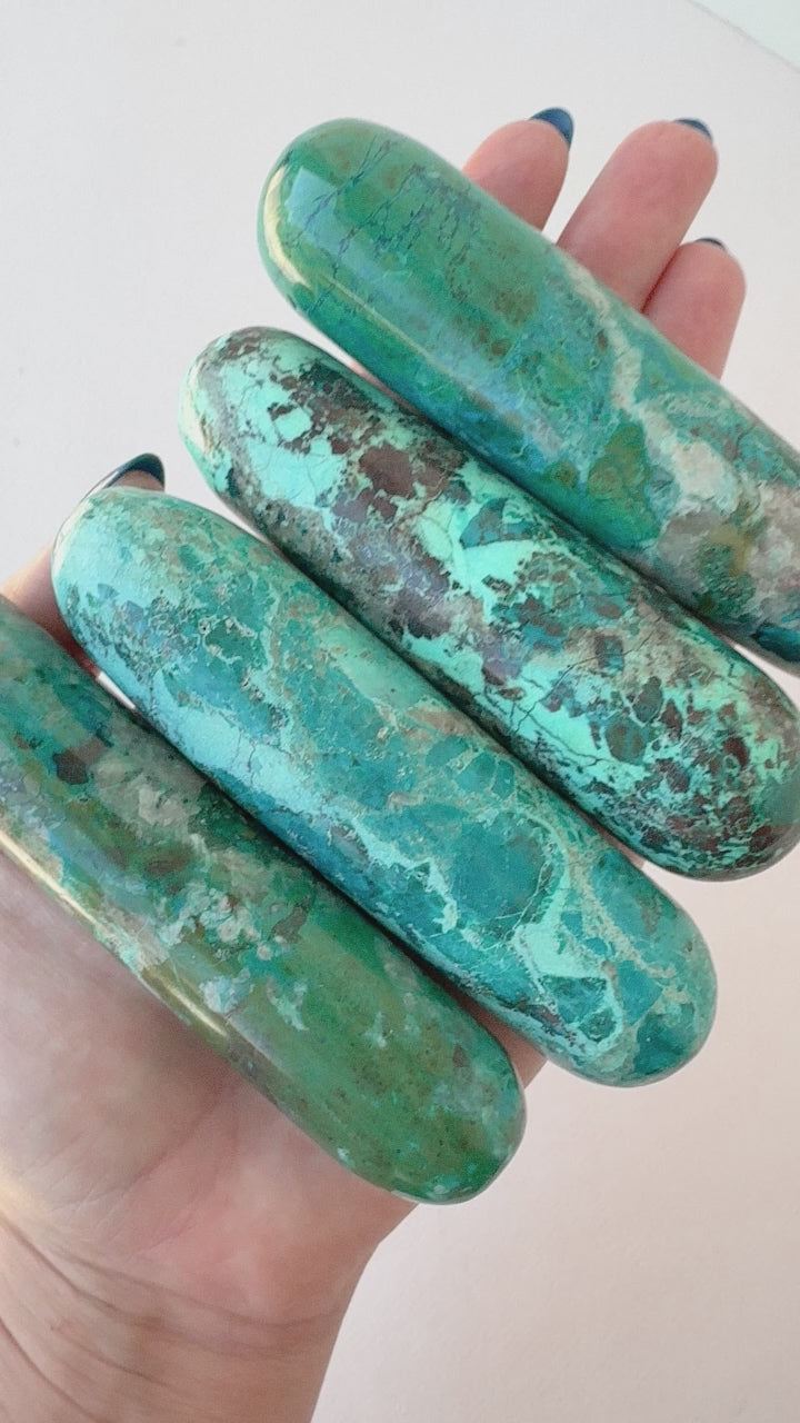 Chrysocolla Wand // Tranquility + Communication