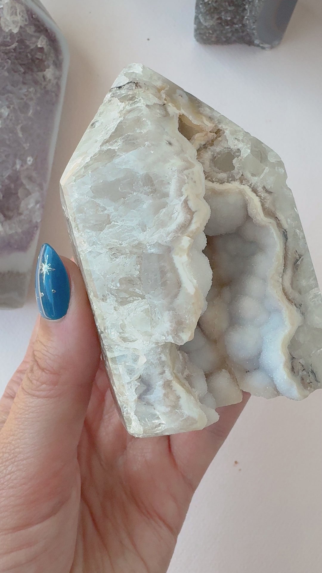 Agate Druzy Tower (Large) // Grounding + Balance