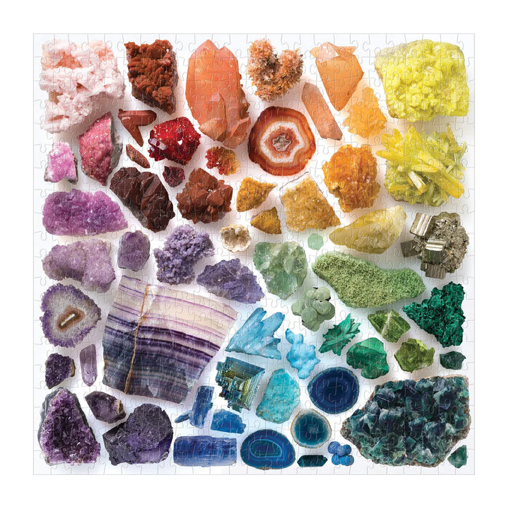 Rainbow Crystals Jigsaw Puzzle, 500 Pieces by Galison