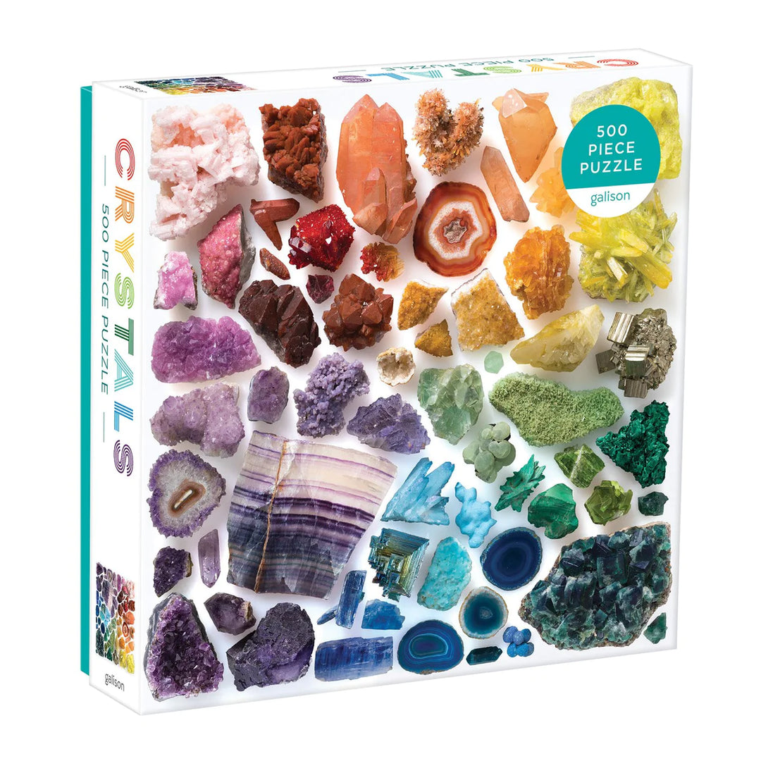 Rainbow Crystals Jigsaw Puzzle, 500 Pieces by Galison