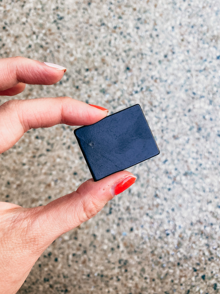 Shungite Rectangle Tile // Grounding + Connection to Earth