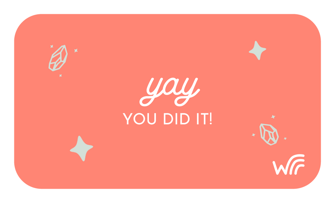 Gift Card || Delivered by Email || Yay! You Did It!