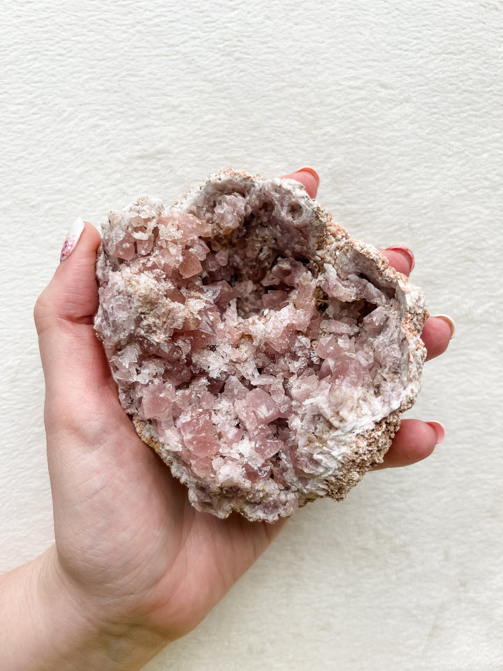 Pink Amethyst Large Cluster // Love + Compassion
