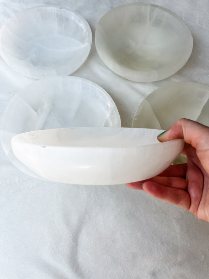 Selenite Bowl // Protection + Insight + Flexibility