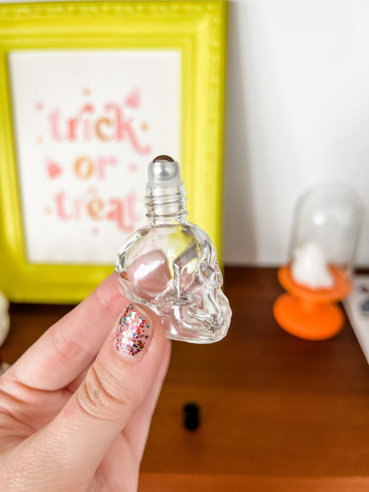 Skull Essential Oil Bottle