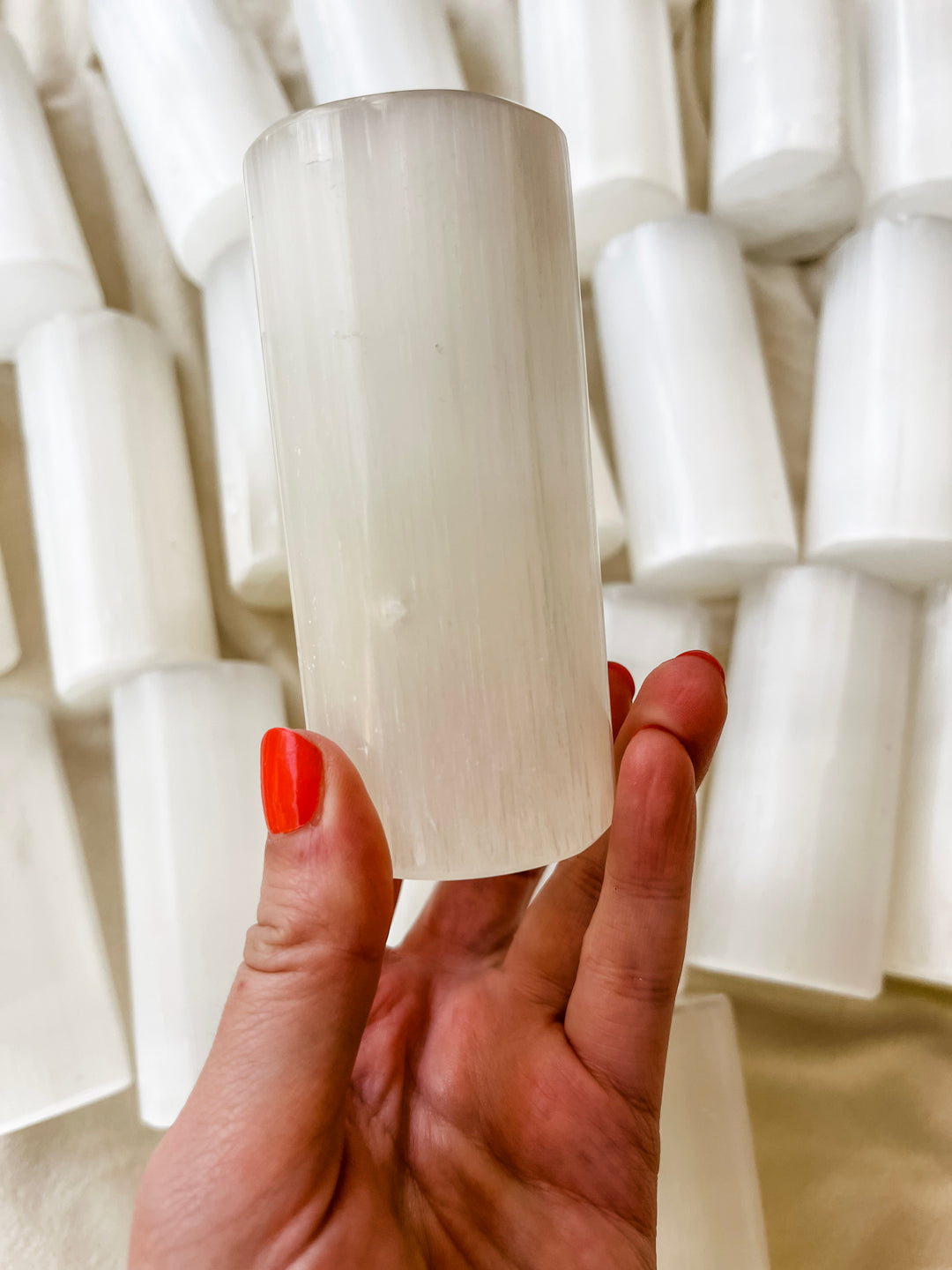 Selenite Cylinder Tower // Protection + Insight + Flexibility