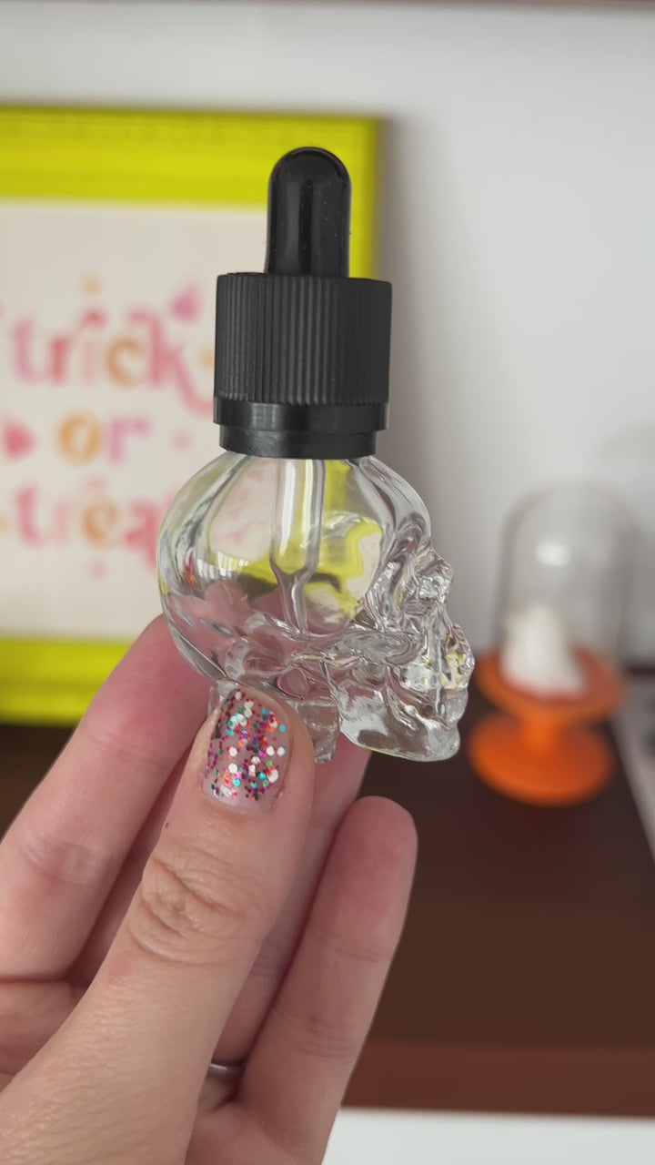 Skull Essential Oil Bottle